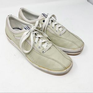 💋3/$20💋 Keds Oxford Leather Walking Sneakers Beige Size 9.5